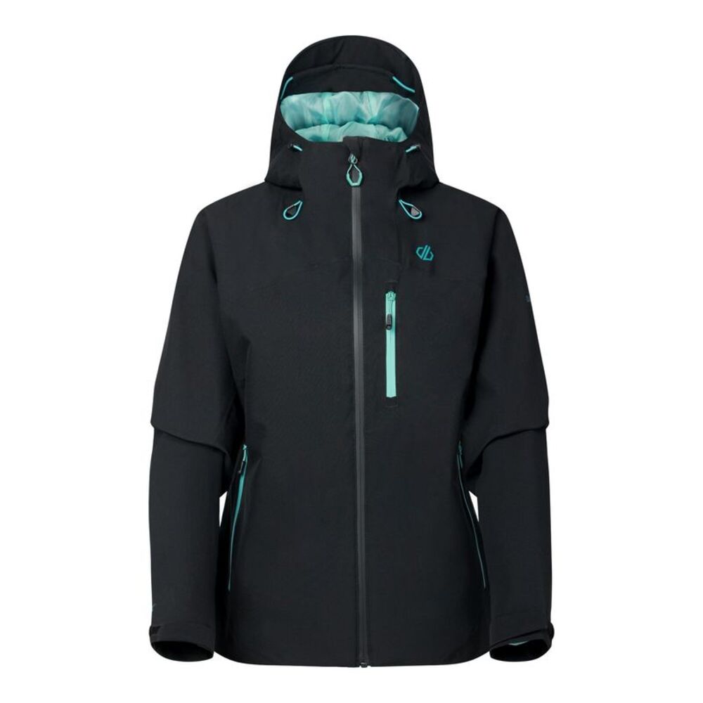 Dare 2B Womens/Ladies Torrek III Logo Jacket / Black/Teal